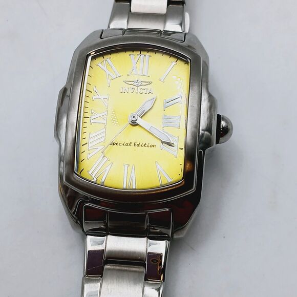 INVICTA Special Edition LUPAH 18645 Stainless Steel Rectangle Dial Watch Discont - Picture 9 of 16